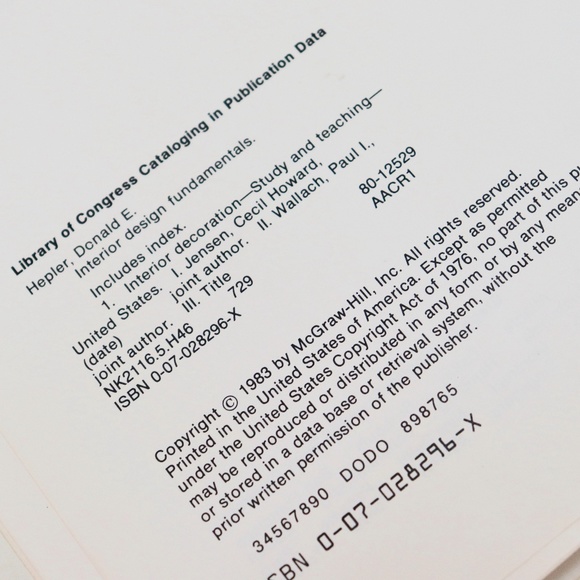 Interior Design Fundamentals Hardback Text Book - Picture 6 of 9